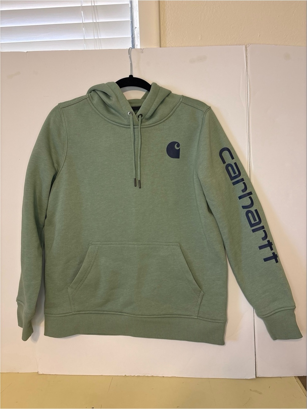 Carhartt Relaxed Fit Light Sage Green Pullover Hoodie